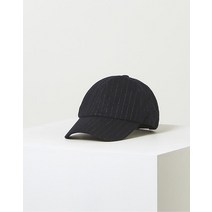 닥스 남성 21FW 네이비 스트라이프 울혼방 캡모자 DMHE1F013N2
