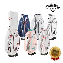 캘러웨이 레이디스 스포츠 휠 여성 캐디백, 화이트실버