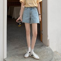 HQINT Nianqian Rolling의 여름 한국 버전 Bring Short Women 2021 New High -Waisted Wild Jeans Hot Pants ZA-241239