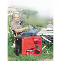 무소음 발전기 비상용 배터리 자가발전기 캠핑용 화물, (2200W) 휴대용 저소음 핸드풀 4L /17kg