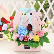 하루상점 비누꽃 나비 플라워박스, 핑크