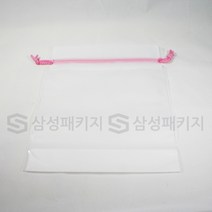 나시지 복주머니 폭15 18 23cm (분홍끈)