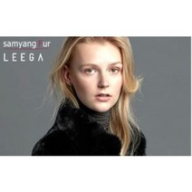 LEEGA 밍크 롱롱 머플러 블랙