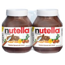 미국 코스트코 누텔라 초콜릿 헤이즐넛 스프레드 잼 950g x 2팩 대용량 / Nutella Hazelnut Spread with Cocoa