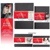 스틸만앤번 알파 시리즈 150g 중목 스케치북 크로키북 / 옵션선택, 소프트커버 B5 인물