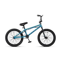 AVASTA 18인치 20인치 어린이용 BMX 자전거 초보자 라이더용 프리휠 블루/민트/블, Blue, 20