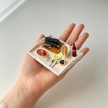 아트박스/올어바웃키트 미니어처 음식 분식세트 만들기 DIY 풀키트, 본품