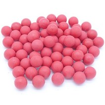 서바이벌 페인트볼 재사용 가능한 고무 페인트 볼 043cal 05cal 068cal야외, 0.68-250Pcs-Red