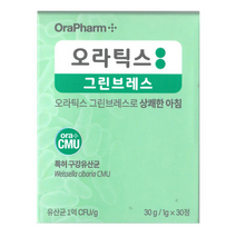 오라팜 오라틱스 그린브레스 구강 유산균 2달 분 60정, 단품, 단품