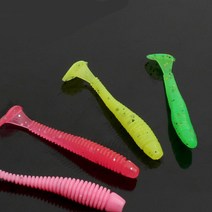 미니쉐이드 웜 50mm 연그린 빙어 루어 구더기웜 볼락 쏘가리 열기 꺽지 전갱이
