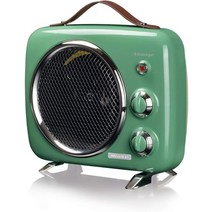 아리에떼 냉온풍기 Ariete 독일 빈티지 레트로 스타일 휴대용 냉온풍기 Hot&Warm 미드센추리 2000W 그린