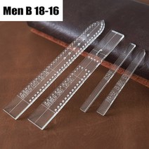 가죽공방 가죽공예도안 가죽공방 서류가방 가죽필통만들기 가죽프레스기 도안 DIY 가죽 지갑 크래프트 종이 패턴 여성공예 도구 투명 아크릴 시계 스트랩 템플릿 홈 diy 45, 남자-b18-16-1set