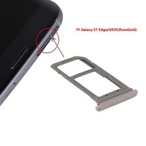삼성 S7 엣지/G935/갤럭시 용 SIM 카드 트레이 듀얼 슬롯 홀더 캐리어 교체 부품, [07] 7