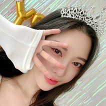 [예쁨]블링블링 티아라/생일파티용품 생일파티 미스코리아띠 브라이덜샤워 파티수품세트 티아라 왕관