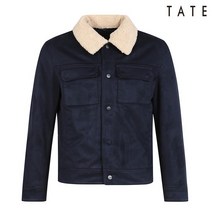 테이트 남성 양털 카라 스웨이드 트레커 자켓 KA9W9-MGJ010-410