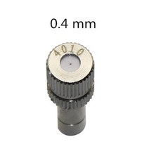 스프링클러 스프레이노즐 미니스프링쿨러 미스트노즐 안개분사노즐 0.2-0.6mm 미스트 포깅 스프레이 소독제 푸시 인 저압 분무 노즐 필터 3 개 포함, 02 0.4 mm mist