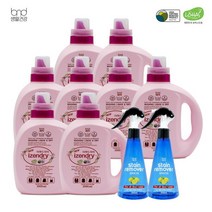 세제혁명 반값세일/ 이젠드라이 플러스 1 000ml 8통 + 얼룩제거제 250ml 2