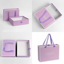 23.5/17CM 퍼플 단상자 소형선물박스 선물용박스 종이선물박스 선물포장상자