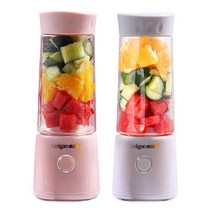 미니 착즙기 무선 전자동 전기 쥬서기 사과 즙 기계, 사쿠라 핑크-유스 스타일