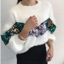 앙고라 브이 스팽킅 니트티 9800원