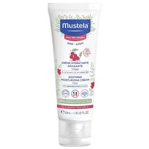 Mustela 무스텔라 Soothing Moisturising Face Cream 수딩 모이스처라이징 페이스 크림 무향 40ml, 1팩