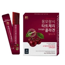 슈퍼쎈 몽모랑시 타트체리 300달톤 콜라겐 젤리스틱 30포