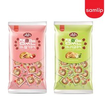 삼립 잼있는미니사과쿠키 잼있는미니딸기쿠키 삼립빵/쿠키/편의점과자/편의점빵, 미니딸기쿠키1봉(20개입)