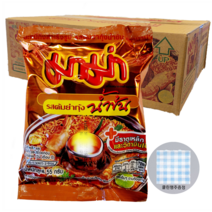 태국 마마 새우 크리미 톰얌 라면 30개 1BOX 클린행주증정, 1박스+행주1개