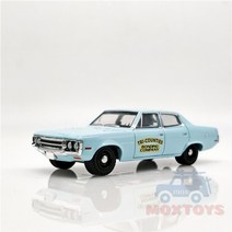 Greenlight 1:64 AMC 투우사 Tri County Bonding Company 1971 Blue Diecast Model Car Loose