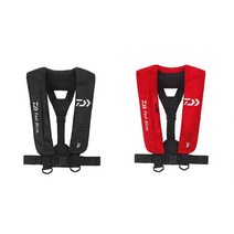 다이와 DF-9100 자동팽창식 구명복 구명조끼, 블랙/FREE