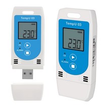 TempU 03 USB 온도 습도 데이터 로거 재사용 가능한 RH TEMP 데이터 로거 레코더 32000 용량의 습도 기록 측정기, 협동사