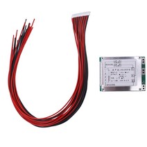 16S 60V 35A 리튬 이온 리튬 18650 배터리 BMS PCB 보호 보드 UPS 에너지 인버터, 하나, 실버 & 그린