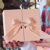 더베스트 리본 선물상자 쇼핑백 기념일 기프트박, 상세페이지 참조