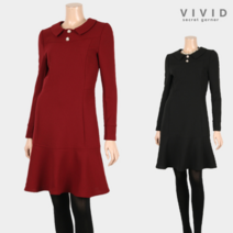 VIVID SG VIVID SG 진주장식 절개라인 원피스 VS046031