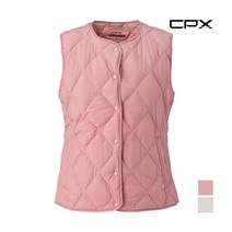 CPX CPX 여성 다이아몬드 퀼팅 경량 다운 베스트_MGVQCWW8111