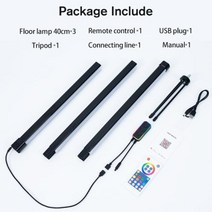 와이파이 스마트 Tuya 바닥 LED 램프 RGB 앱 원격 음성 제어 현대 무드 스탠딩 Coner 야간 조명 침실 거실, RBG Floor Lamp_CHINA