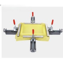 실크 대형스크린 견장기 샤매기 클립 제판기계 벽지 당기는 기계, 01.수동 메쉬 헤드 4개