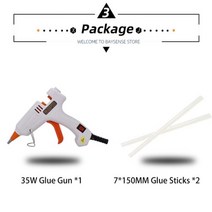 미니 DIY 도구 베스트셀러멜트 접착제 총 장난감 수리 휴대용 사 7MM 실리콘 스틱 일정한 온도, CHINA, 2135-2Pcs Sticks, 미국