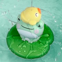 [달님이거품목욕놀이] 행운이네 럭키프로그 개구리 목욕장난감 5가지 분사모드 목욕놀이 장난감 아기 유아 물놀이