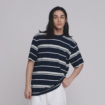 블라썸 스트라이프 티셔츠 2724 네이비