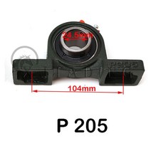ATV부품 오토바이 1 pcs 장착 블록 캐스트 하우징 자동 정렬 베개 베어링 20mm25mm atv 버기 이동 카트 전기 쿼드 바이크 리어 액슬, 하얀