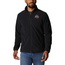 컬럼비아 Columbia 남성용 CLG Flanker Iii 플리스 재킷 120648, 5X-Large Tall, Ohio State Buckeyes