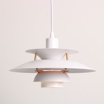 루이스 PH5 화이트핑크 펜던트조명 식탁등, 대 + LED 램프 20W (주광색) 포함