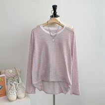 [바이미쓰리]온리원 데일리 단가라 티셔츠 (5color)