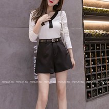포플러앤씨 여성용 비앤오 숏 팬츠