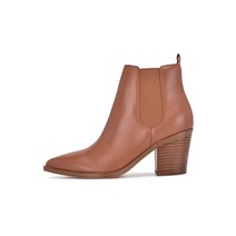 NINE WEST 여성용 Wyllis 앵클 부츠 미디엄 블랙 가죽 10