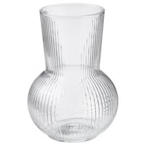 이케아 포드라그 꽃병 유리17 cm