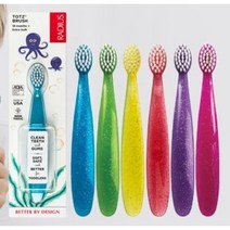 래디어스 토츠 유아칫솔 어린이 아기 키즈 칫솔 4개, 그린펄