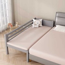 침대 확장 프레임 연결 평상형 안전 가드 아기 소파, 4면 가드레일 모델 120x60cm