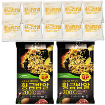 풀무원 황금밥알 (285g x 10) 코스트코 즉석 어린이 계란 돼지고기 냉동 볶음밥 밥, 황금밥알 (285g x 5개입) x 2봉